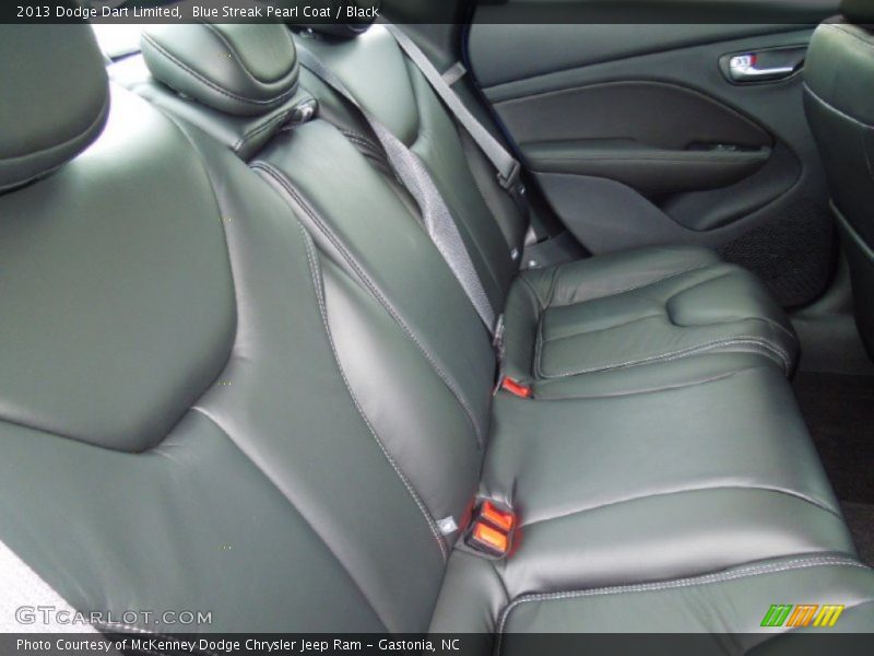 Blue Streak Pearl Coat / Black 2013 Dodge Dart Limited