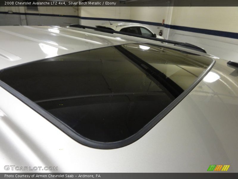 Silver Birch Metallic / Ebony 2008 Chevrolet Avalanche LTZ 4x4