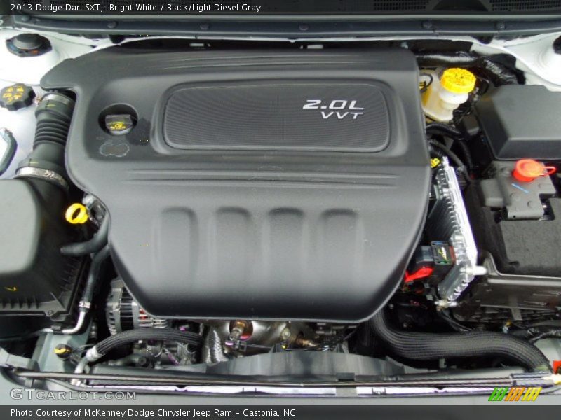 Bright White / Black/Light Diesel Gray 2013 Dodge Dart SXT