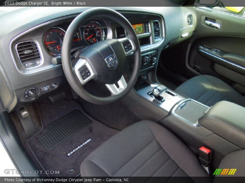 Black Interior - 2013 Charger SE 