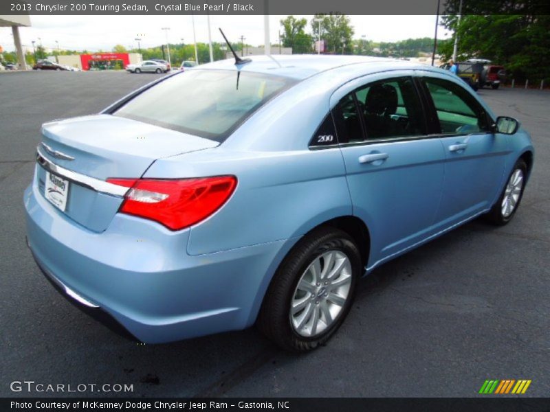 Crystal Blue Pearl / Black 2013 Chrysler 200 Touring Sedan