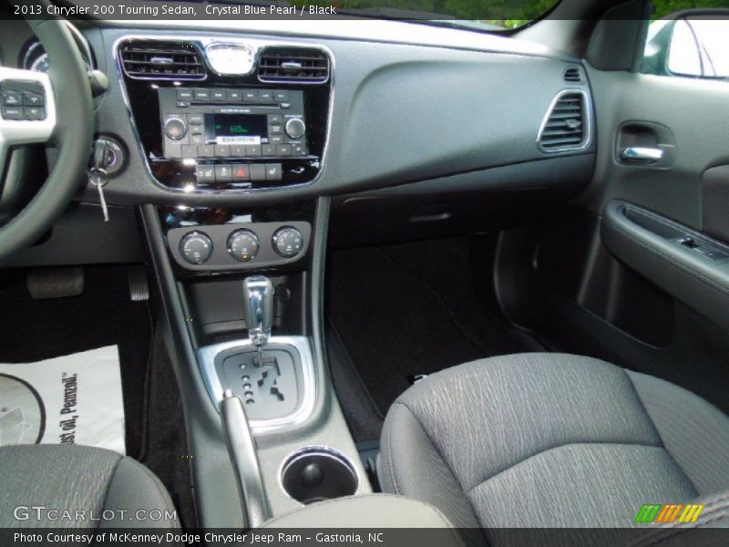 Crystal Blue Pearl / Black 2013 Chrysler 200 Touring Sedan