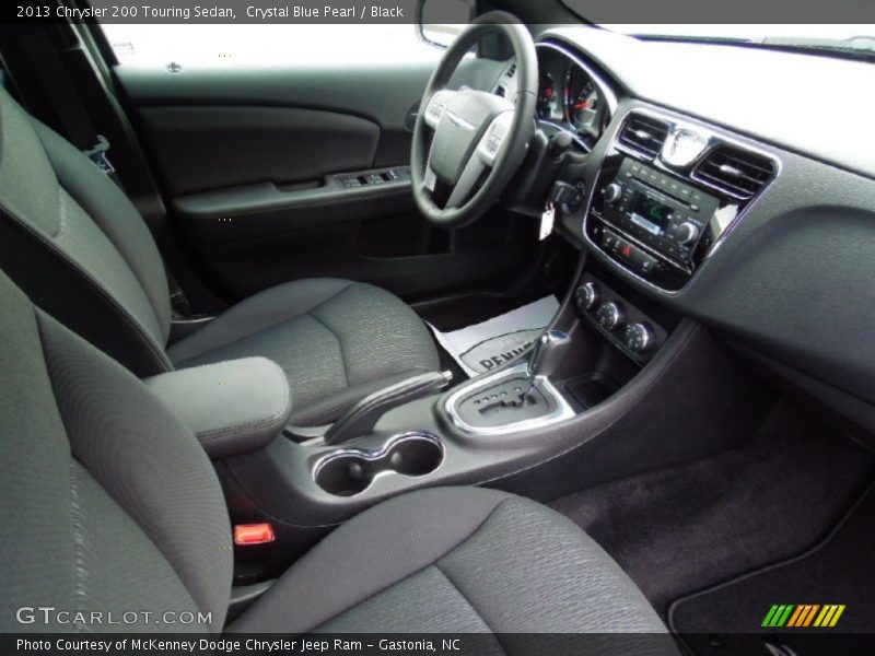 Crystal Blue Pearl / Black 2013 Chrysler 200 Touring Sedan