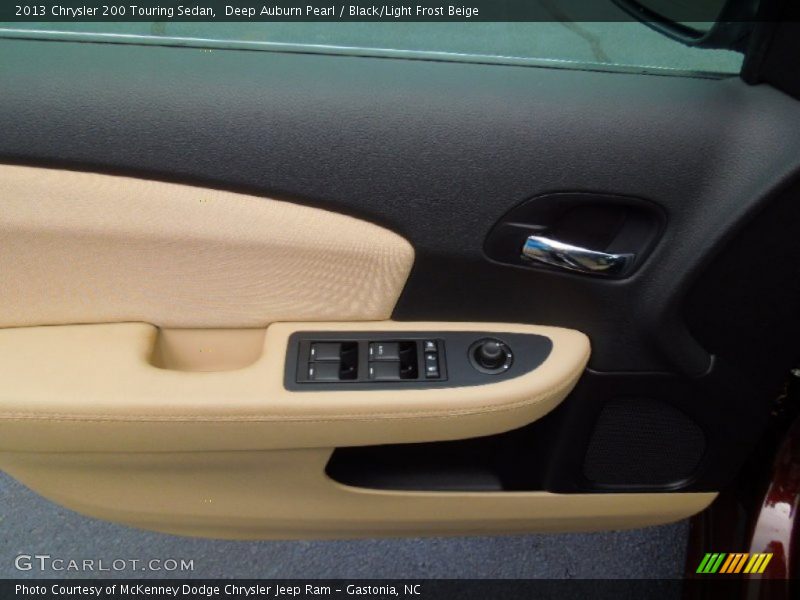 Deep Auburn Pearl / Black/Light Frost Beige 2013 Chrysler 200 Touring Sedan