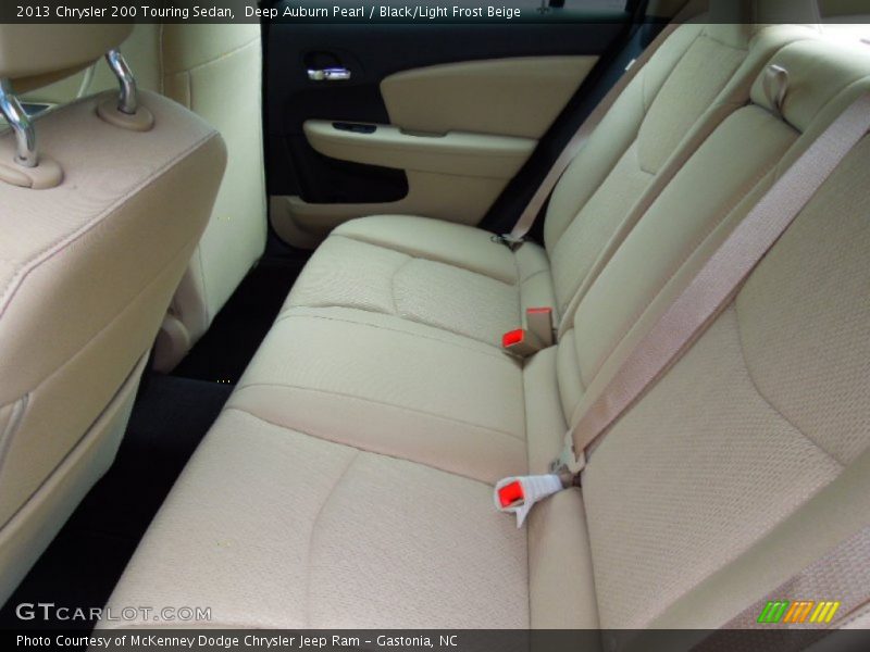Deep Auburn Pearl / Black/Light Frost Beige 2013 Chrysler 200 Touring Sedan