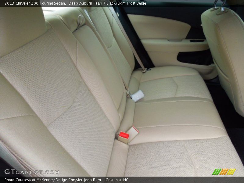 Deep Auburn Pearl / Black/Light Frost Beige 2013 Chrysler 200 Touring Sedan