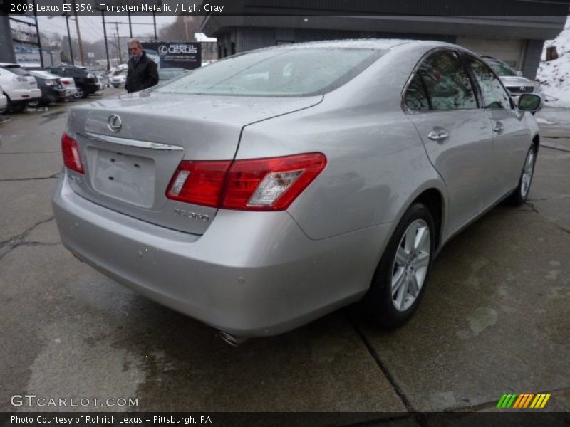 Tungsten Metallic / Light Gray 2008 Lexus ES 350