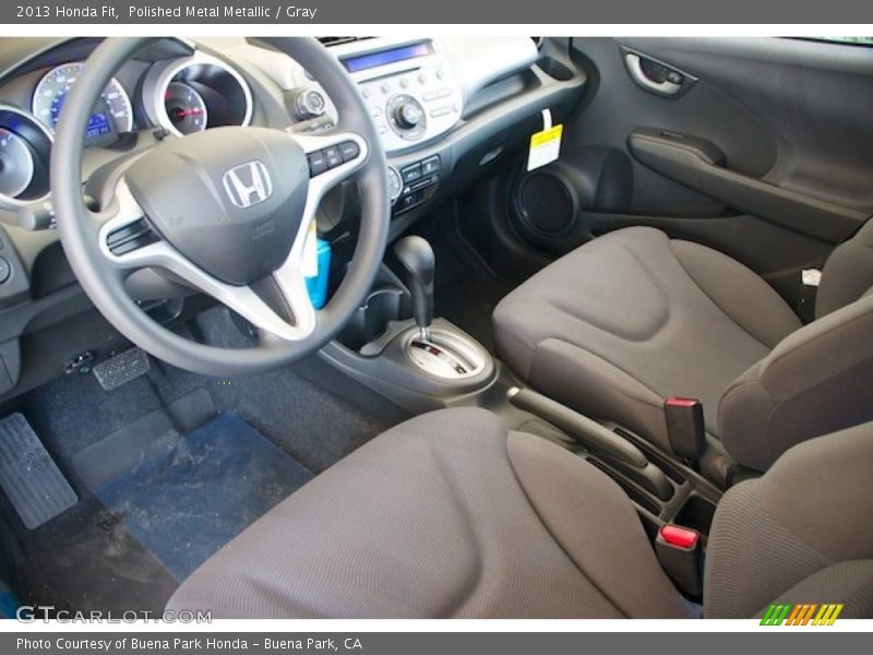 Polished Metal Metallic / Gray 2013 Honda Fit