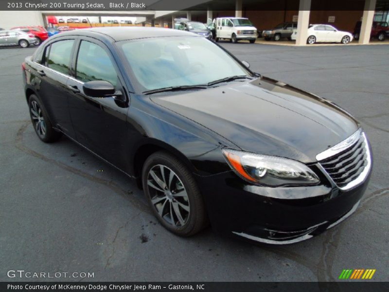 Black / Black 2013 Chrysler 200 Touring Sedan