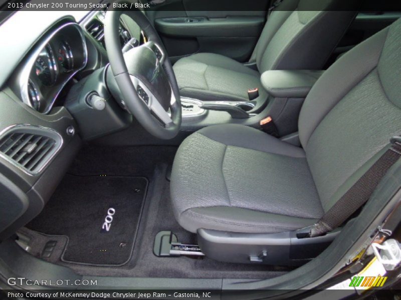 Front Seat of 2013 200 Touring Sedan