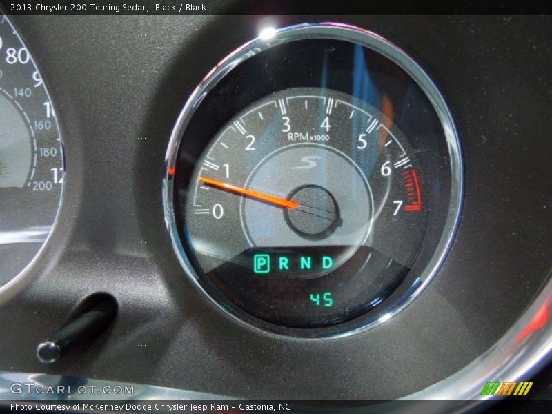 Black / Black 2013 Chrysler 200 Touring Sedan