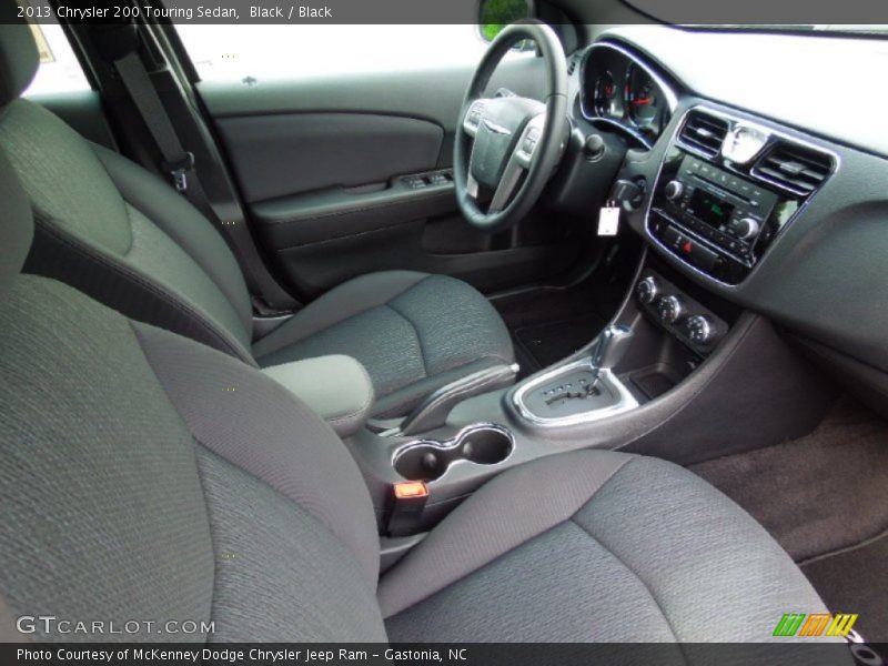Black / Black 2013 Chrysler 200 Touring Sedan