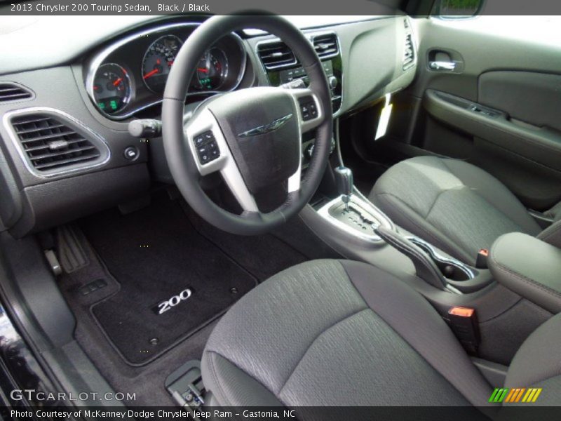 Black Interior - 2013 200 Touring Sedan 