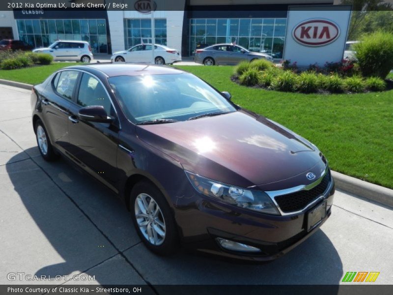 Dark Cherry / Beige 2012 Kia Optima LX