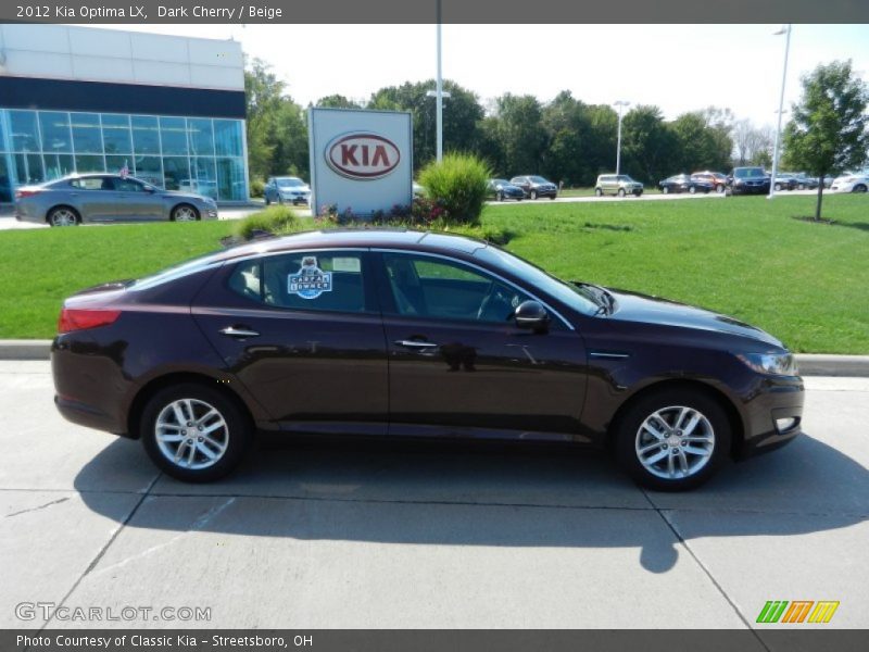 Dark Cherry / Beige 2012 Kia Optima LX