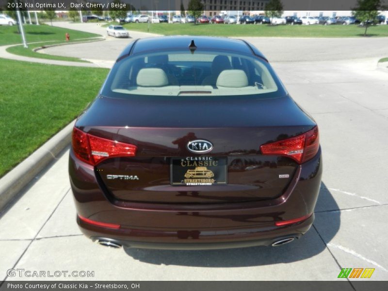 Dark Cherry / Beige 2012 Kia Optima LX