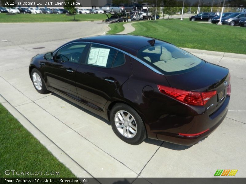 Dark Cherry / Beige 2012 Kia Optima LX