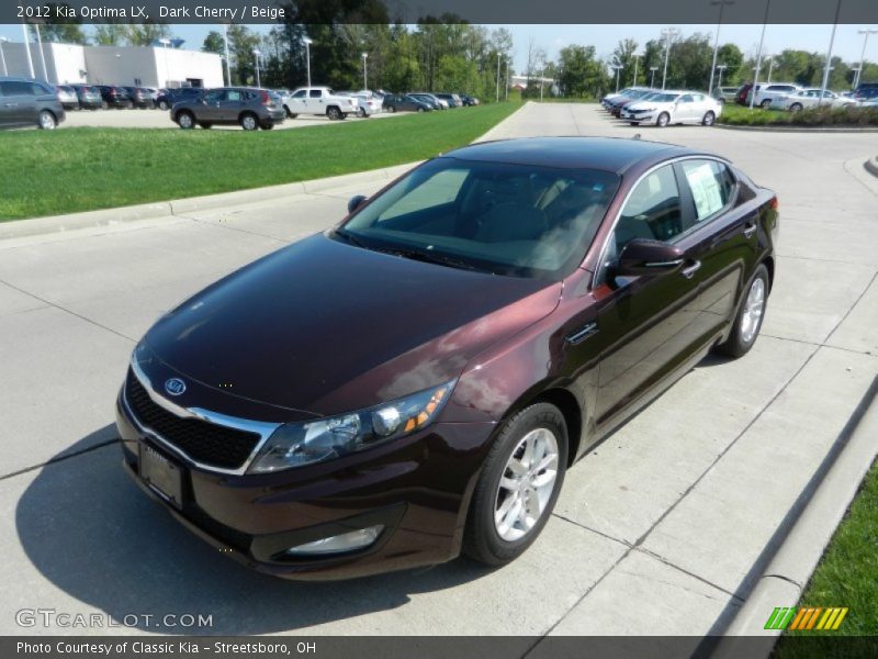 Dark Cherry / Beige 2012 Kia Optima LX