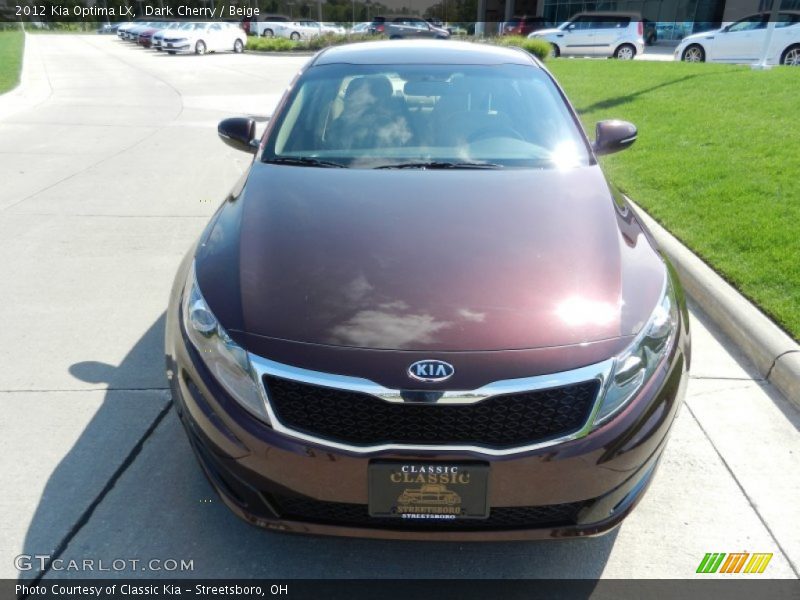 Dark Cherry / Beige 2012 Kia Optima LX