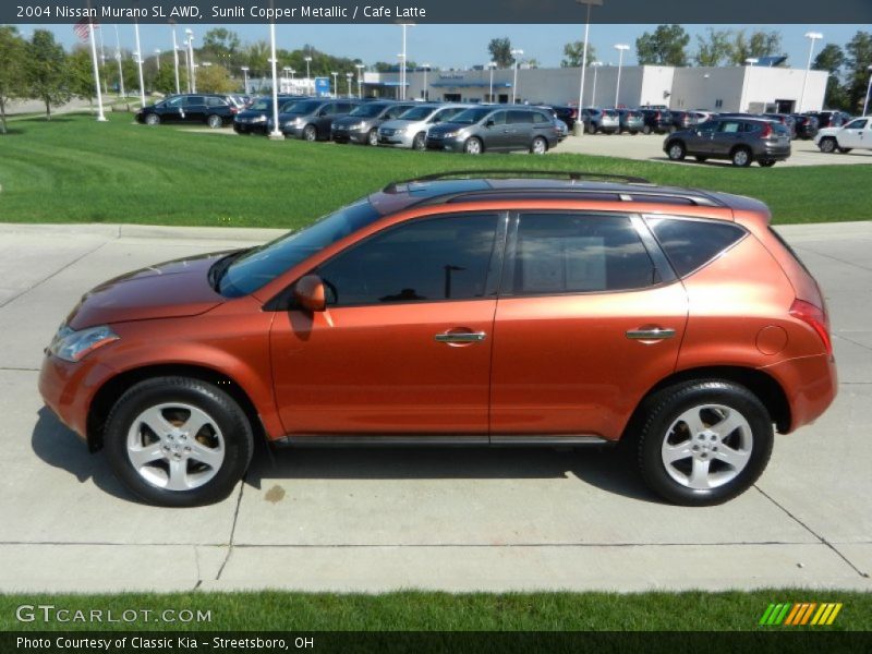 Sunlit Copper Metallic / Cafe Latte 2004 Nissan Murano SL AWD