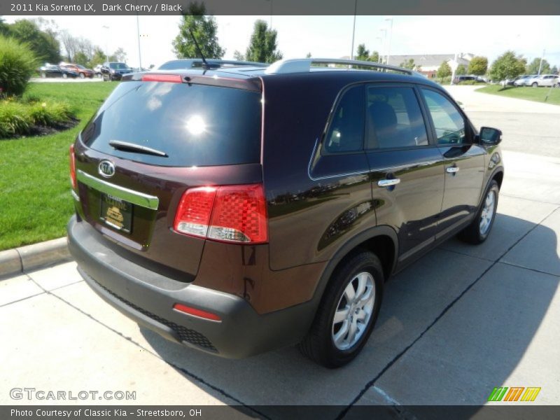 Dark Cherry / Black 2011 Kia Sorento LX