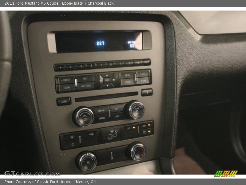 Ebony Black / Charcoal Black 2011 Ford Mustang V6 Coupe