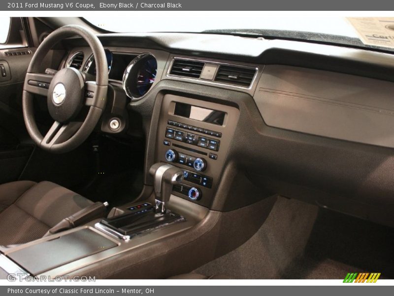 Ebony Black / Charcoal Black 2011 Ford Mustang V6 Coupe
