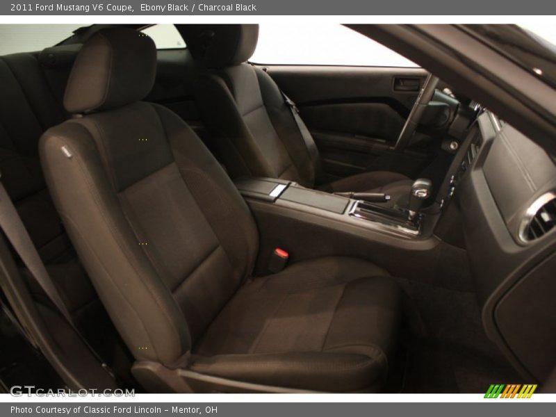 Ebony Black / Charcoal Black 2011 Ford Mustang V6 Coupe