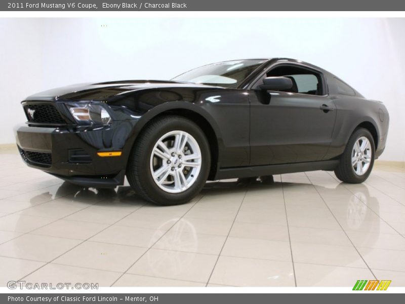 Ebony Black / Charcoal Black 2011 Ford Mustang V6 Coupe
