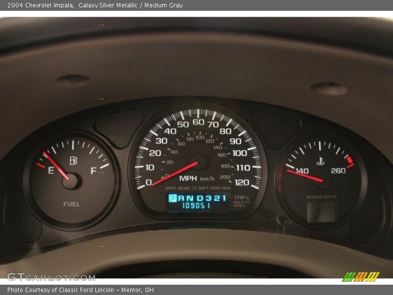 Galaxy Silver Metallic / Medium Gray 2004 Chevrolet Impala