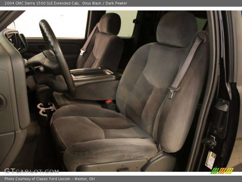 Onyx Black / Dark Pewter 2004 GMC Sierra 1500 SLE Extended Cab