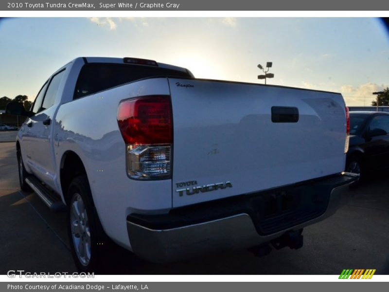 Super White / Graphite Gray 2010 Toyota Tundra CrewMax