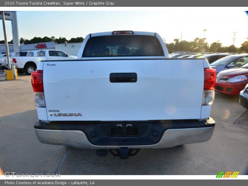Super White / Graphite Gray 2010 Toyota Tundra CrewMax