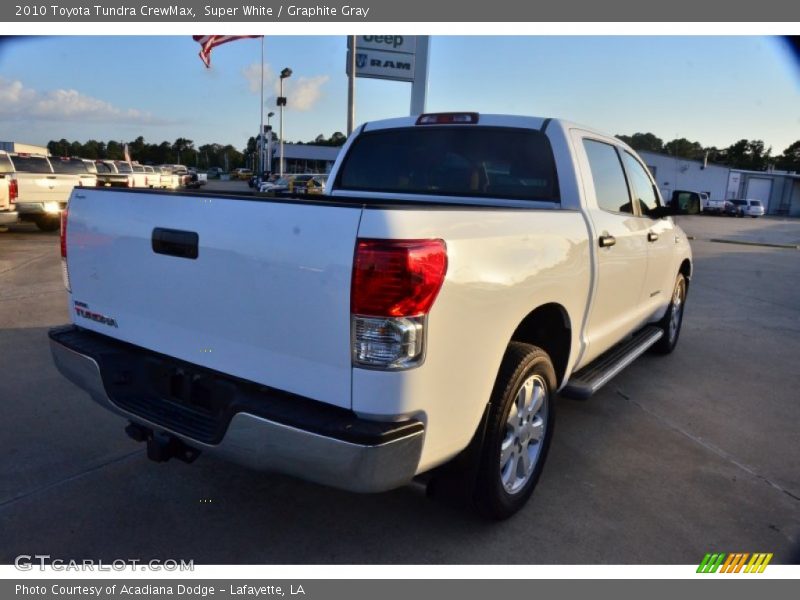 Super White / Graphite Gray 2010 Toyota Tundra CrewMax