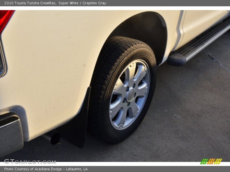 Super White / Graphite Gray 2010 Toyota Tundra CrewMax