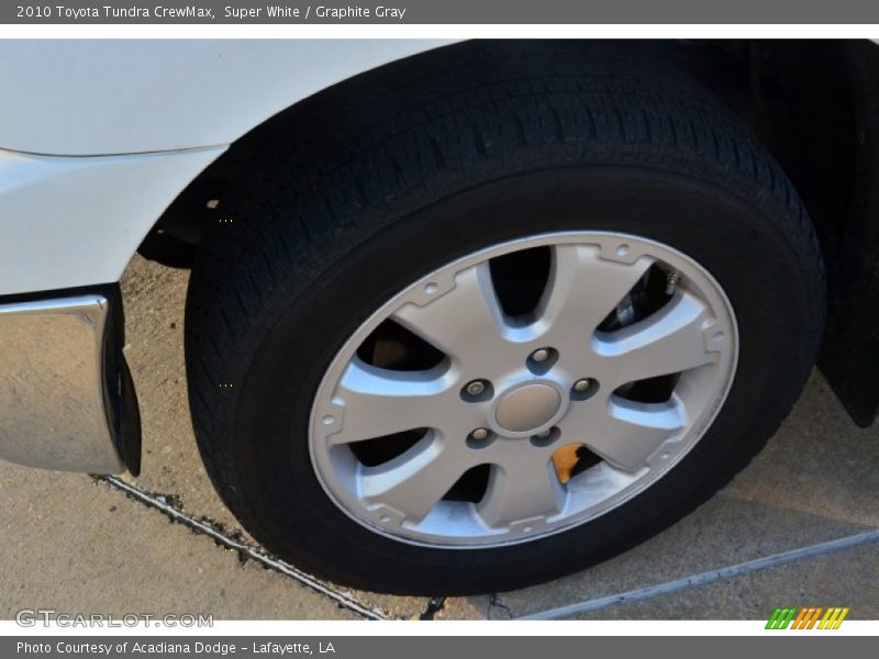 Super White / Graphite Gray 2010 Toyota Tundra CrewMax
