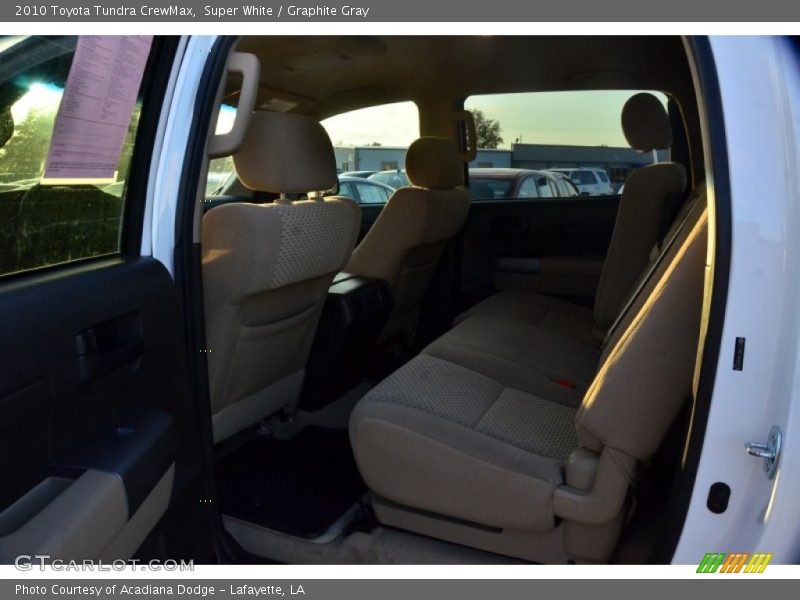 Super White / Graphite Gray 2010 Toyota Tundra CrewMax