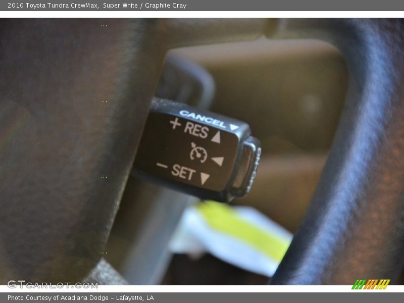Super White / Graphite Gray 2010 Toyota Tundra CrewMax