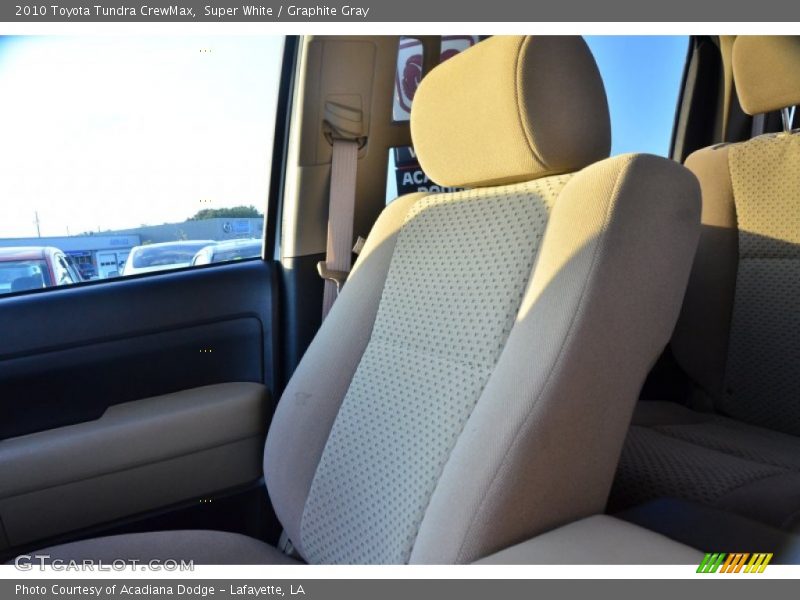 Super White / Graphite Gray 2010 Toyota Tundra CrewMax