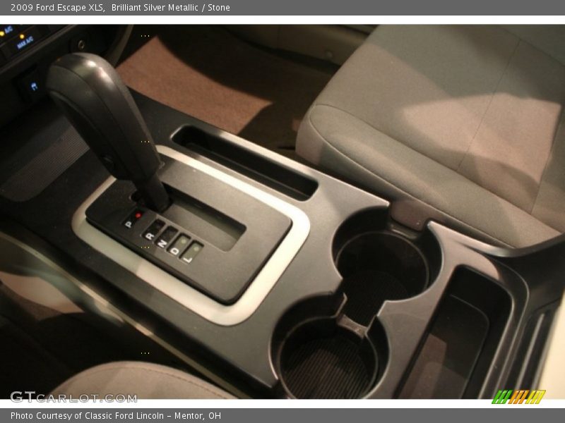 Brilliant Silver Metallic / Stone 2009 Ford Escape XLS