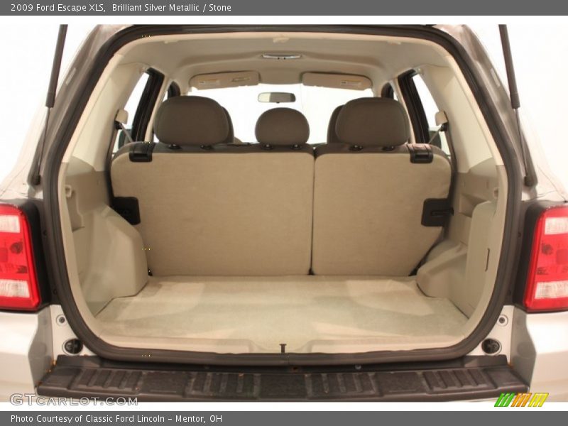 Brilliant Silver Metallic / Stone 2009 Ford Escape XLS