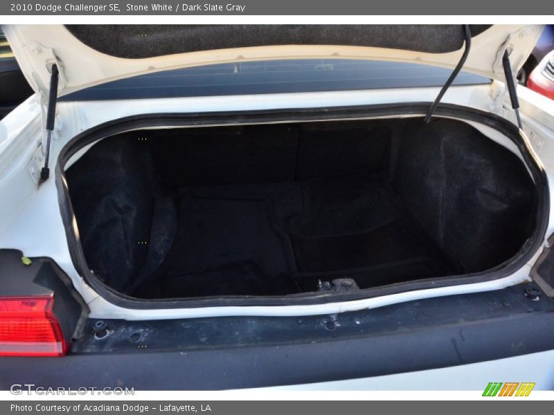 Stone White / Dark Slate Gray 2010 Dodge Challenger SE