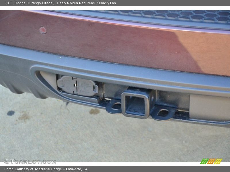 Deep Molten Red Pearl / Black/Tan 2012 Dodge Durango Citadel