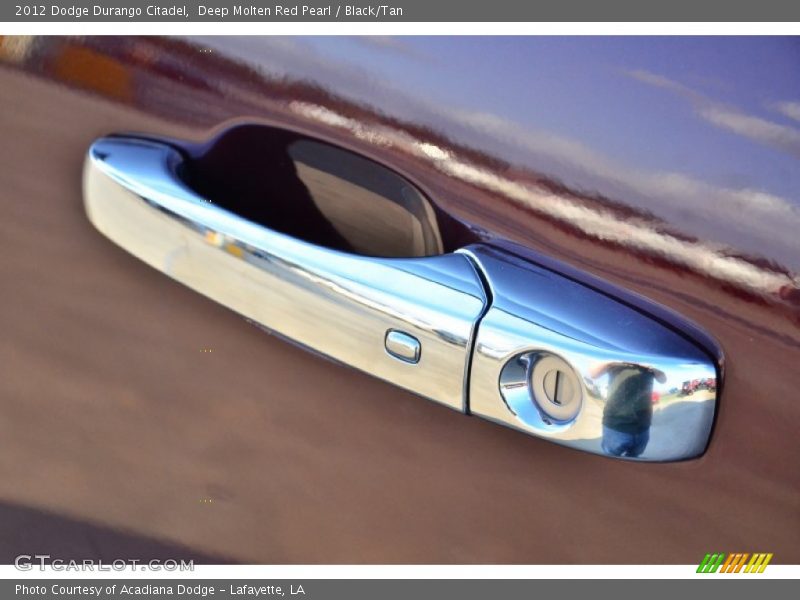 Deep Molten Red Pearl / Black/Tan 2012 Dodge Durango Citadel