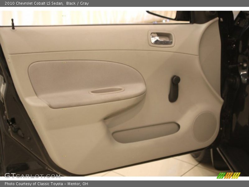 Black / Gray 2010 Chevrolet Cobalt LS Sedan