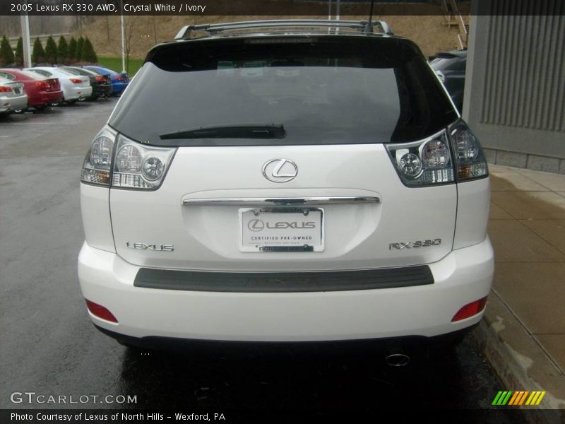 Crystal White / Ivory 2005 Lexus RX 330 AWD