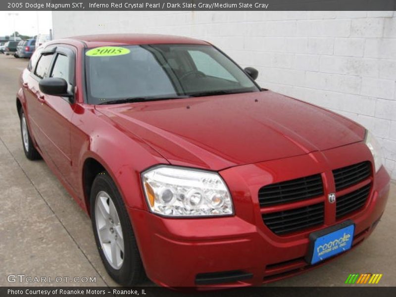 Inferno Red Crystal Pearl / Dark Slate Gray/Medium Slate Gray 2005 Dodge Magnum SXT