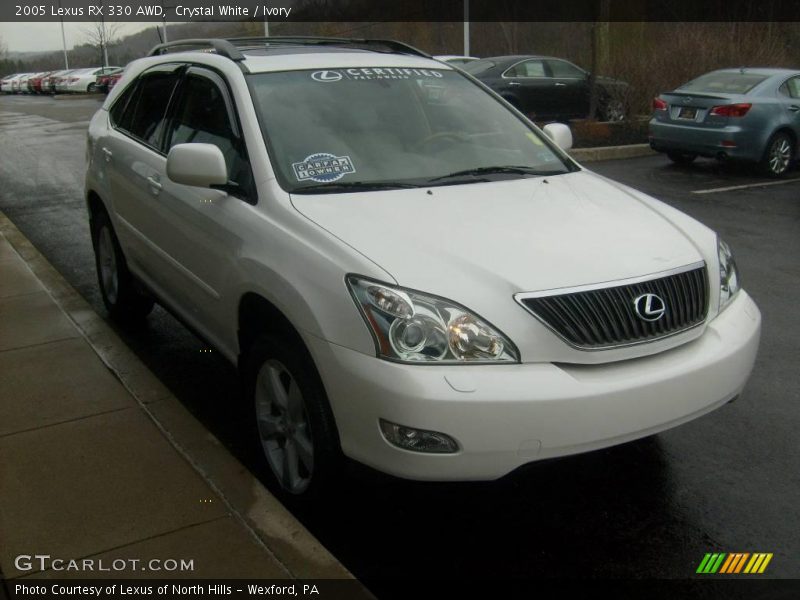 Crystal White / Ivory 2005 Lexus RX 330 AWD
