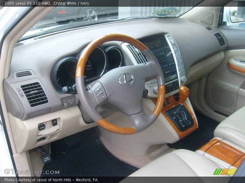 Crystal White / Ivory 2005 Lexus RX 330 AWD