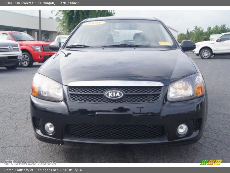 Black / Black 2008 Kia Spectra 5 SX Wagon